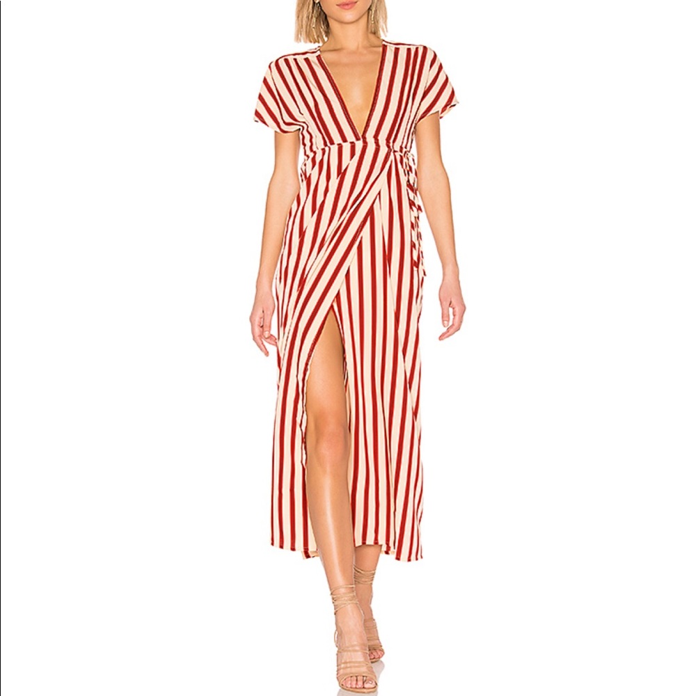 Amuse Society Fit To Be Tied Dress in Sand